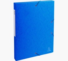 Exacompta füzetbox, A4, 25mm, 600g, kék