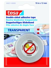 Tesa 64621 kétoldalas ragasztószalag 10mx12mm átlátszó