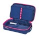 Herlitz Tolltartó 2Go, 1 klapnis navy/pink