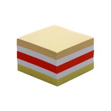 Kockablokk 8,5x8,5 cm, 500 lap, színes