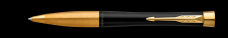 Parker royal urban twist golyóstoll matt fekete, arany klipsz 2143640