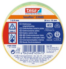 Tesa 53988-00086 szigetelőszalag zöld-sárga 20mx19mm