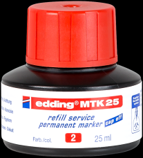 Edding mtk25 tinta (permanent markerhez) piros 25 ml