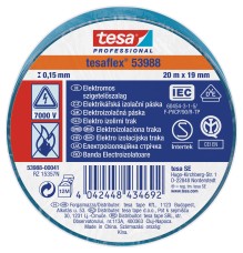 Tesa 53988-00041 (53947-07) szigetelőszalag kék 20mx19mm