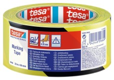 Tesa 60760-93 jelölőszalag fekete/sárga 33mx50mm