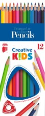 Ico creative kids színes ceruza/12 háromszögletű