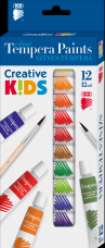 Ico creative kids tempera/12 tubusos színes 12 ml/tubus