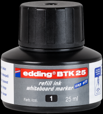 Edding btk25 tinta (táblamarkerhez) fekete 25 ml