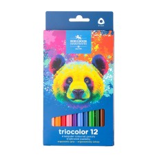 Koh-i-noor 3142 színes ceruza/12 medve vastag triocolor 9mm