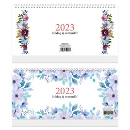 Asztali naptár + hát TA24 mintás Mix