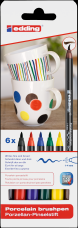 Edding 4200/6 porcelán ecsetirón marker family color 6 klf. szín