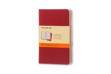 Moleskine jegyzetfüzet cahier 3db ch111 piros 