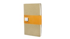 Moleskine jegyzetfüzet cahier 3db qp416 barna 