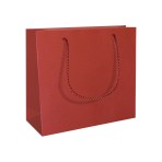 Ajándék tasak CD méret (15x8x15 cm) Piros, matt fóliával