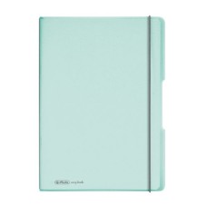 my.book flex A4 füzet 40 kockás + 40 vonalas lappal Pastels menta